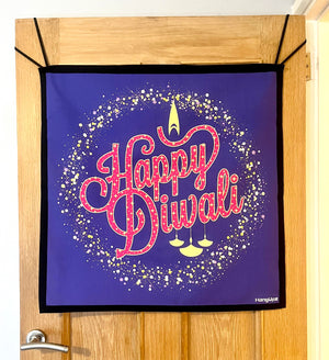 HANGUPZ Happy Diwali House & Garden Large Door-Hang Decoration Original Diwali Gift