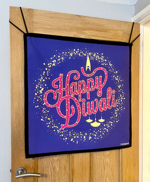HANGUPZ Happy Diwali House & Garden Large Door-Hang Decoration Original Diwali Gift