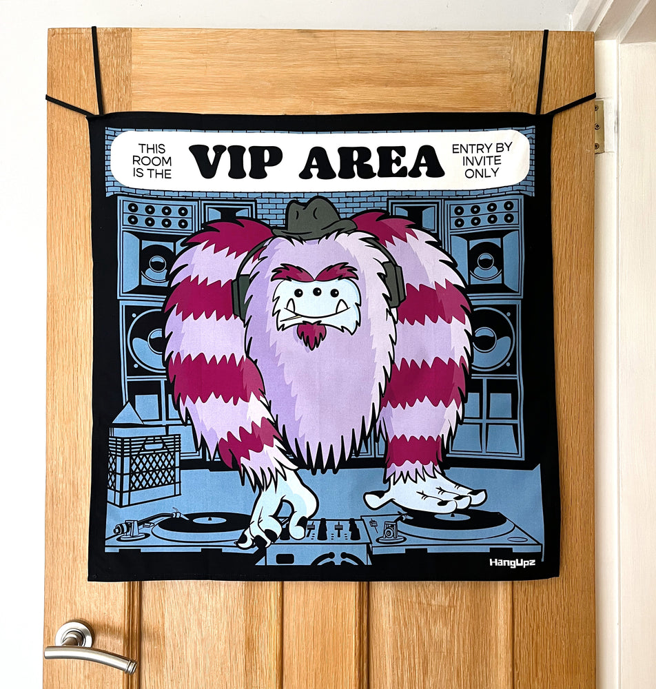 HANGUPZ 'VIP Area' Large Fun Sign Kid's Bedroom Door Decoration Original Gift For Boys Girls
