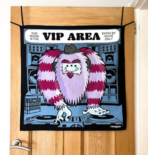 HANGUPZ 'VIP Area' Large Fun Sign Kid's Bedroom Door Decoration Original Gift For Boys Girls