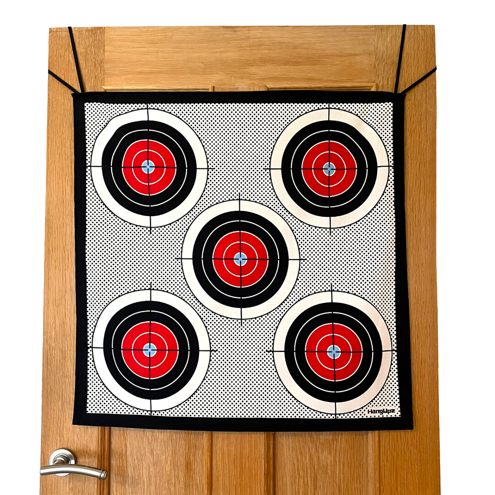 HANGUPZ Large Shooting Range Door-Hang Nerf Style Blaster Target Gift for Boys Girls