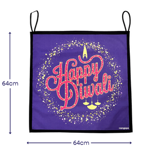 HANGUPZ Happy Diwali House & Garden Large Door-Hang Decoration Original Diwali Gift