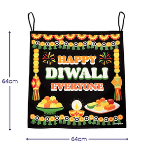 HANGUPZ 'Happy Diwali Everyone' House & Garden Large Door-Hang Decoration Original Diwali Gift