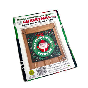 HANGUPZ 'Merry Christmas Everyone' Large Fun Door-Hang Original Hanging Christmas Decoration
