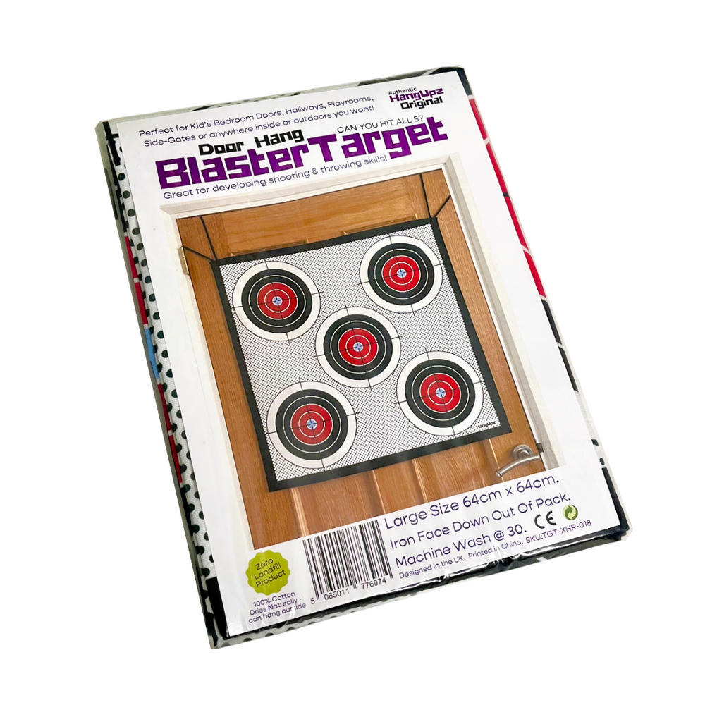 HANGUPZ Large Shooting Range Door-Hang Nerf Style Blaster Target Gift for Boys Girls