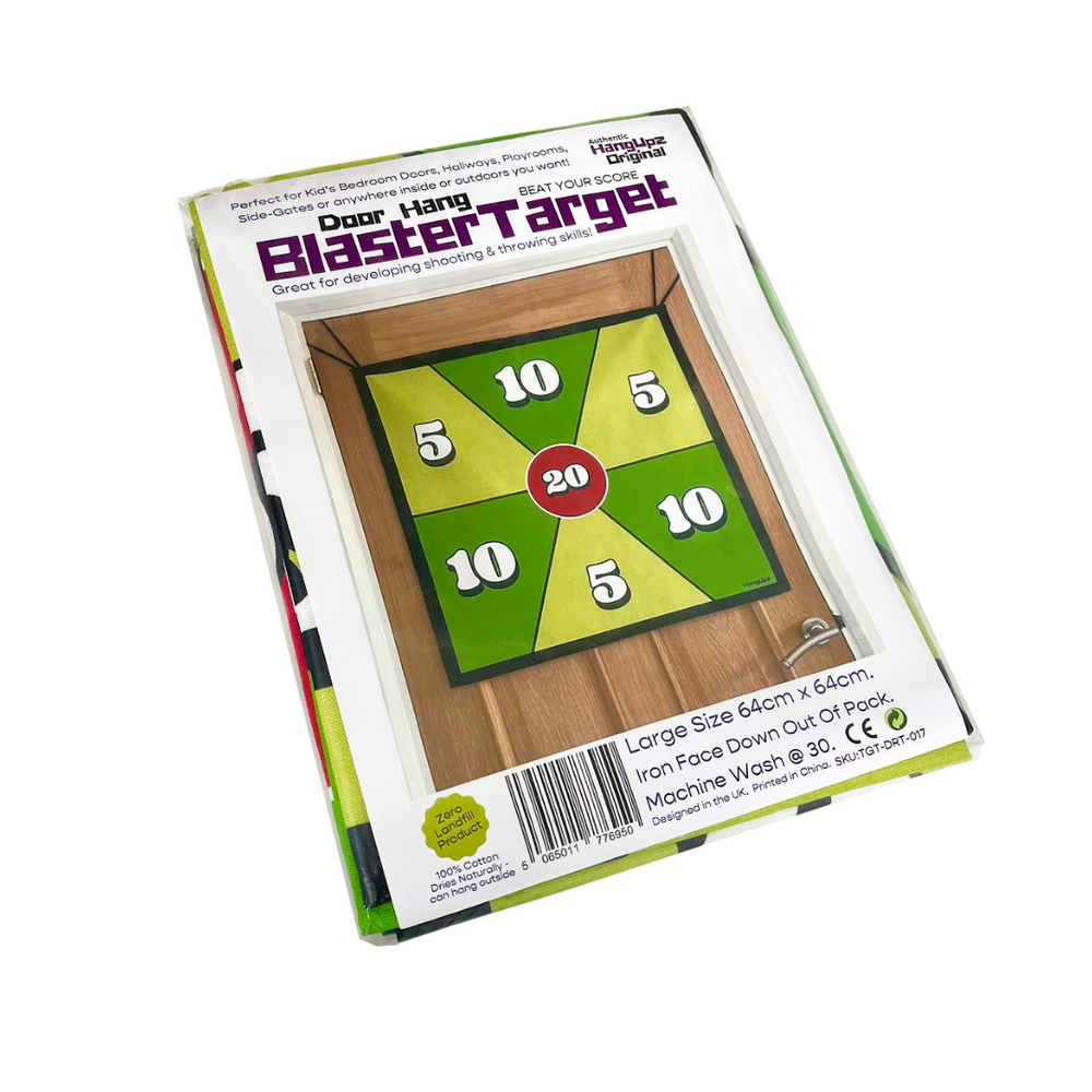 HANGUPZ 'Beat Your Score' Large Door-Hang Nerf Style Blaster Target Gift for Boys Girls
