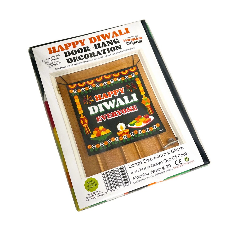 HANGUPZ 'Happy Diwali Everyone' House & Garden Large Door-Hang Decoration Original Diwali Gift