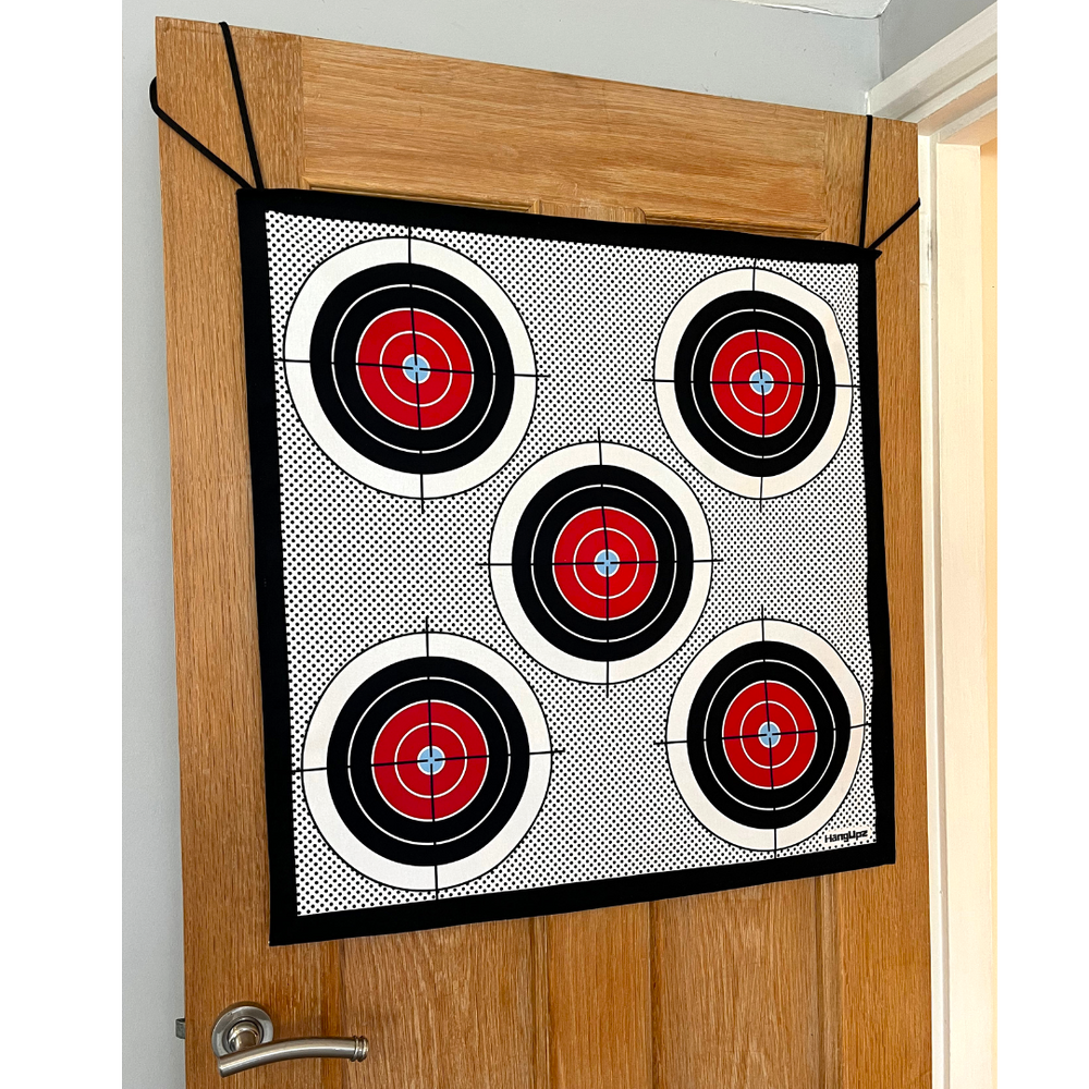 HANGUPZ Large Shooting Range Door-Hang Nerf Style Blaster Target Gift for Boys Girls