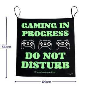 HANGUPZ 'Gaming - Do Not Disturb' Large Fun Sign Bedroom Door Decoration Gift For Boys Girls