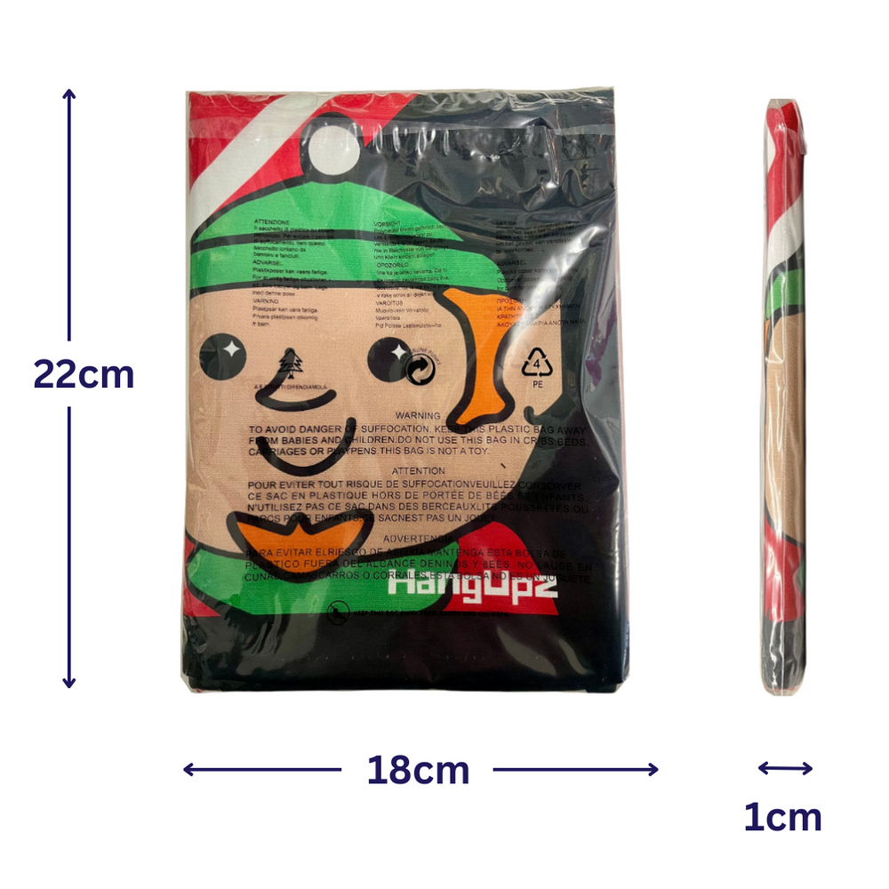 HANGUPZ 'Stop Here Please Santa' Kid's Bedroom Door Large Original Hanging Christmas Decoration