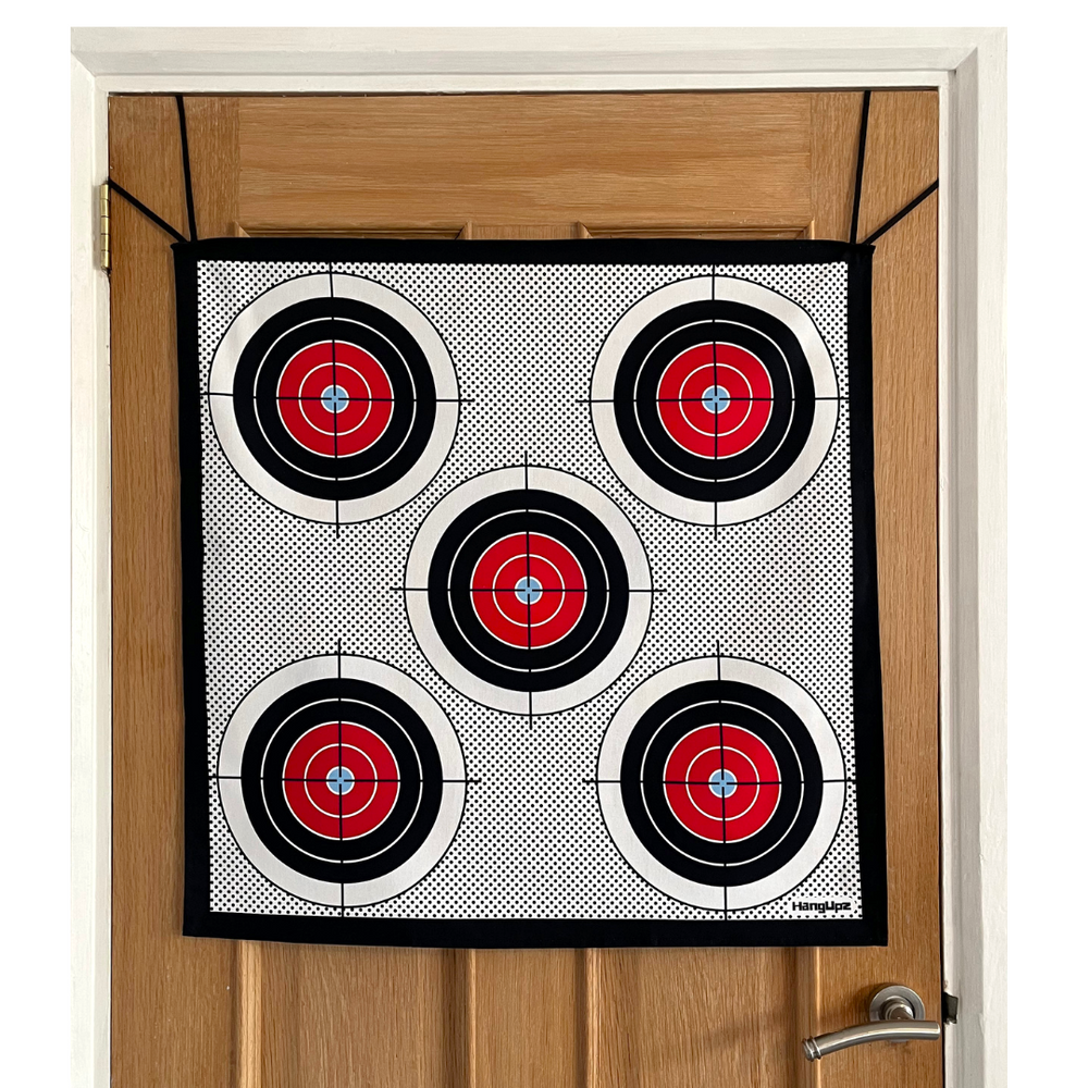 HANGUPZ Large Shooting Range Door-Hang Nerf Style Blaster Target Gift for Boys Girls