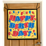 HANGUPZ 'Happy Birthday' Door-Hang Banner Large Original Front Door Bedroom Door Decoration