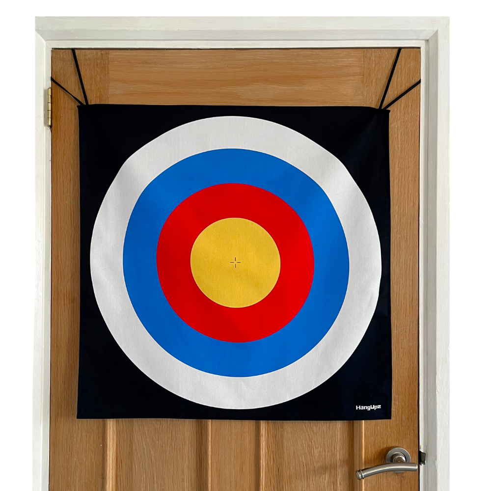 HANGUPZ 'Hit The Bullseye' Large Door-Hang Nerf Style Blaster Target Gift for Boys Girls