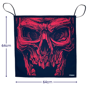HANGUPZ Scary Zombie Skeleton Face Door-Hang Original Large Hanging Halloween Decoration Gift For Boys Girls